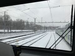 Bern, Weyermannshaus, bereit zur Rückfahrt nach Bern