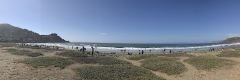 Panoramabild des südlich von San Francisco gelegenen Pacifica State Beach