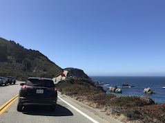 Einspur-Abschnitt auf dem Highway 1 kurz vor der Rocky Creek Bridge