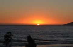 Sonnenuntergang am 16. September 2018 in Pismo Beach