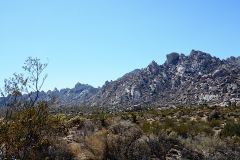 Landschaft beim Granite Peak in der Mojave Wüste