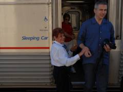 Der Schlafwagen des California Zephyrs in Grand Junction