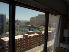 Aussicht aus dem Hotelzimmer im Flamingo Las Vegas