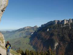 Unterwegs zur Ebenalp, kurz vor dem Wildkirchli