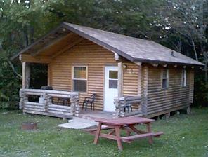 Blockhütte in Baddeck