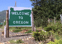 Minibild Begrüssungschild Staat Oregon